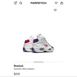 EUC Women’s Reebok Farfetch Question Mid Sneakers